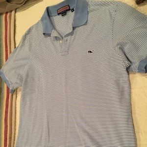 Blue Striped Vineyard Vines Polo